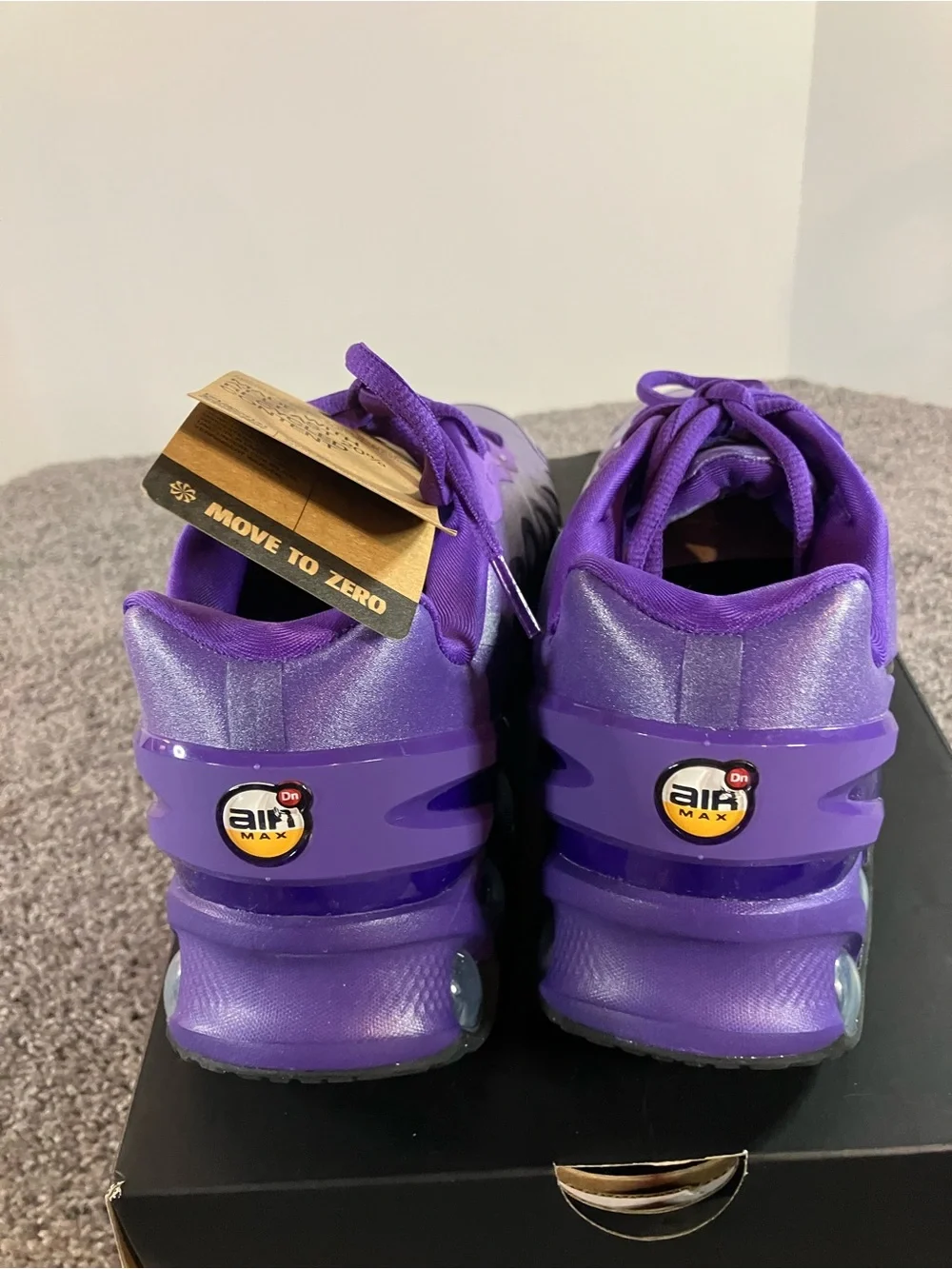 Nike Air Max Dn8 Wild Grape Purple HF5509-500 Dynamic Running Shoe Size 10.5 NIB